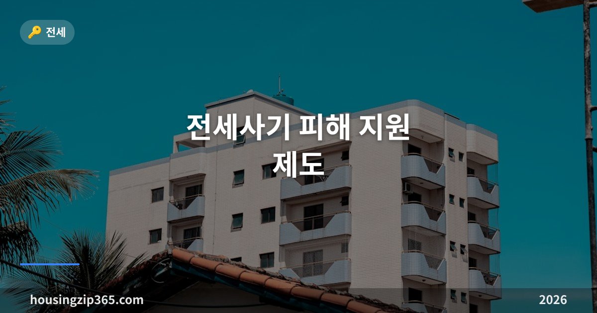 전세사기 피해 지원 제도 총정리 — 보증금 반환부터 긴급 주거까지 (2026)
