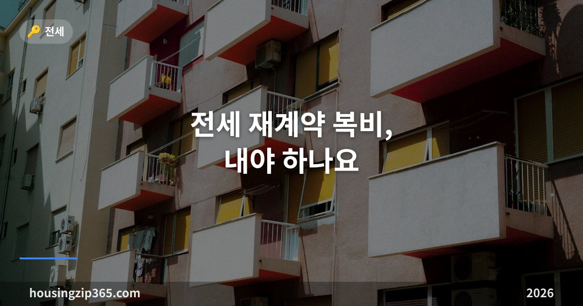 전세 재계약 복비, 내야 하나요 — 갱신·묵시적 갱신·재계약별로 다릅니다
