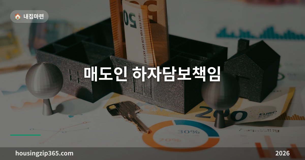 매도인 하자담보책임 총정리 — 6개월 기한과 현 상태 계약 특약의 효력